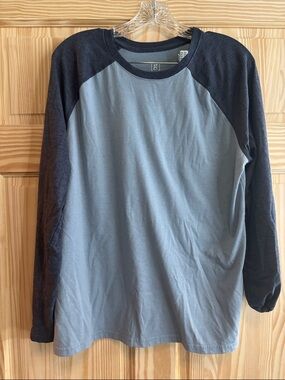3 for $16! George Two-Tone Raglan Long Sleeve Shirt